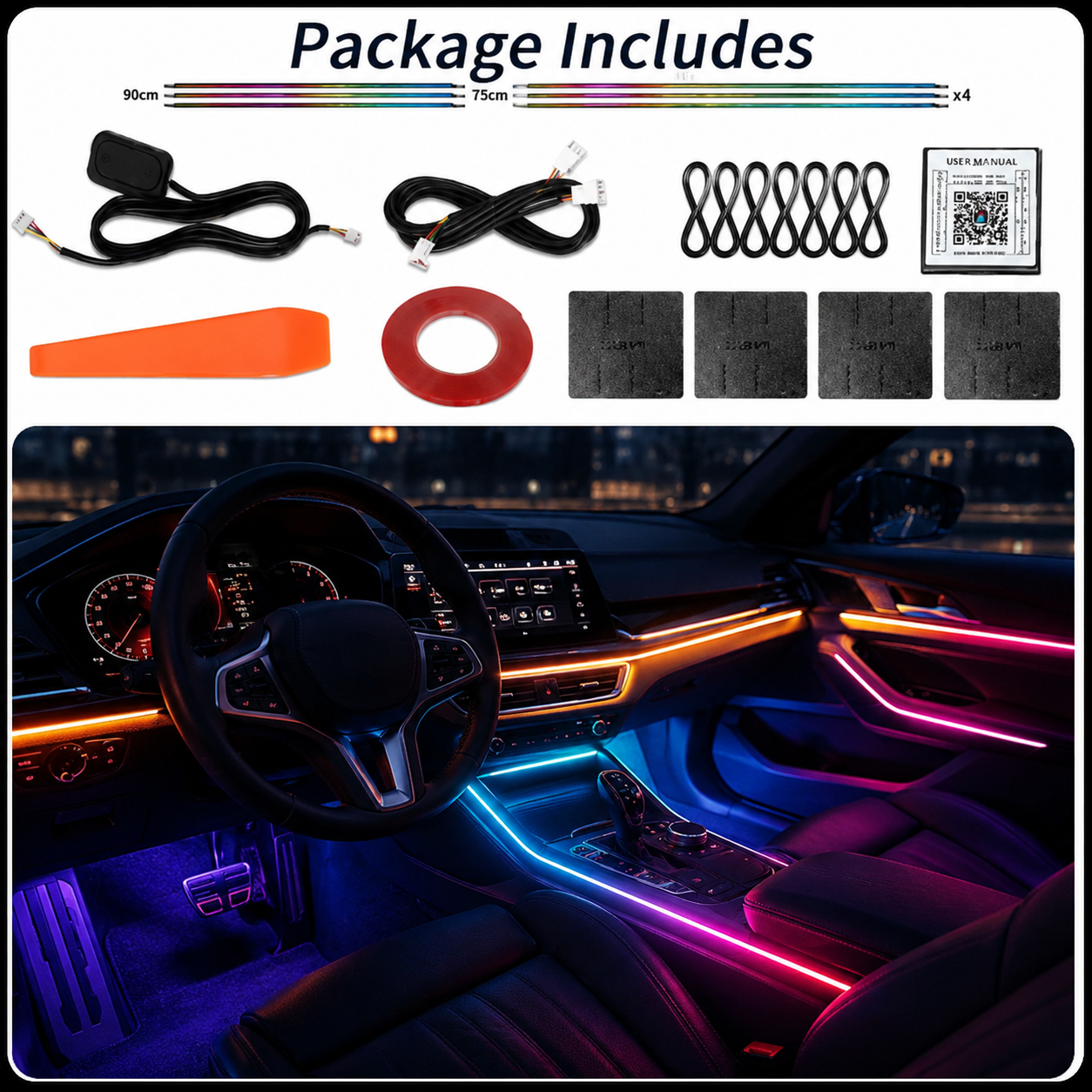 Ambient Light™ Car Power 12V HardWire