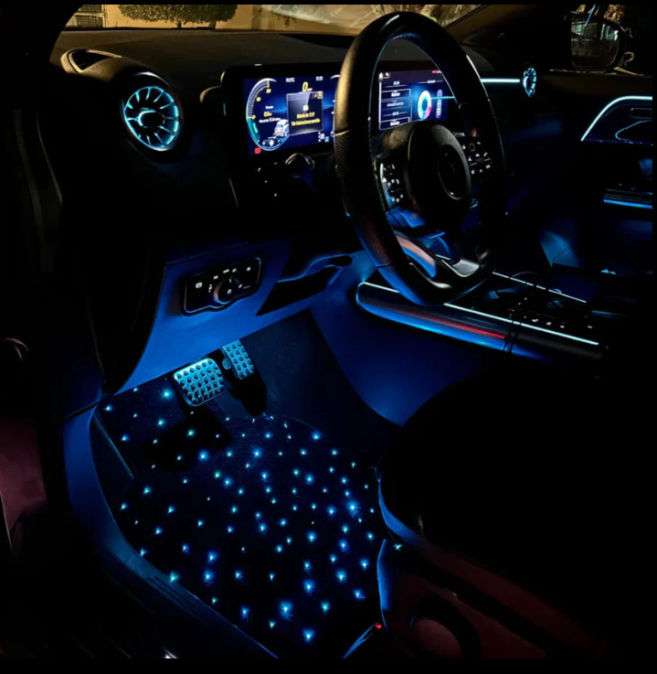 Star Light Fiber Optic Car Floor Mats