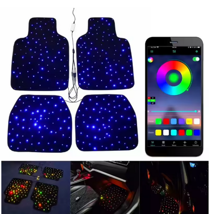 Star Light Fiber Optic Car Floor Mats